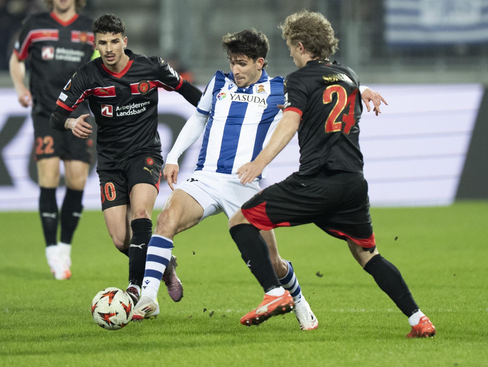 El triunfo de la Real Sociedad ante el Midtjylland, en imágenes