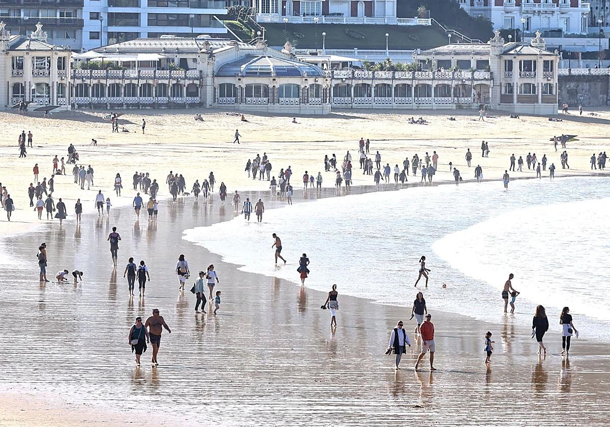 Un domingo primaveral en Donostia