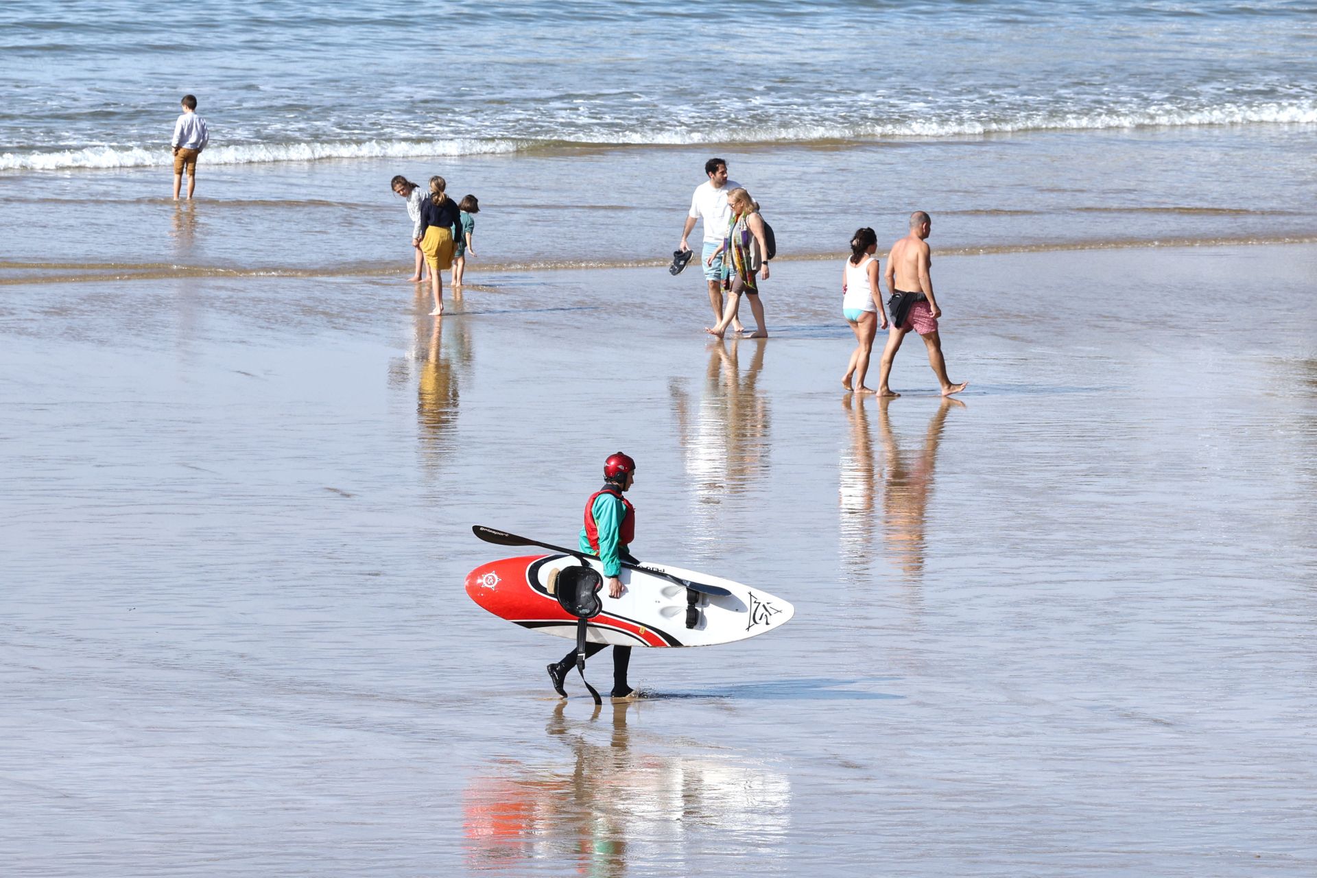 Un domingo primaveral en Donostia