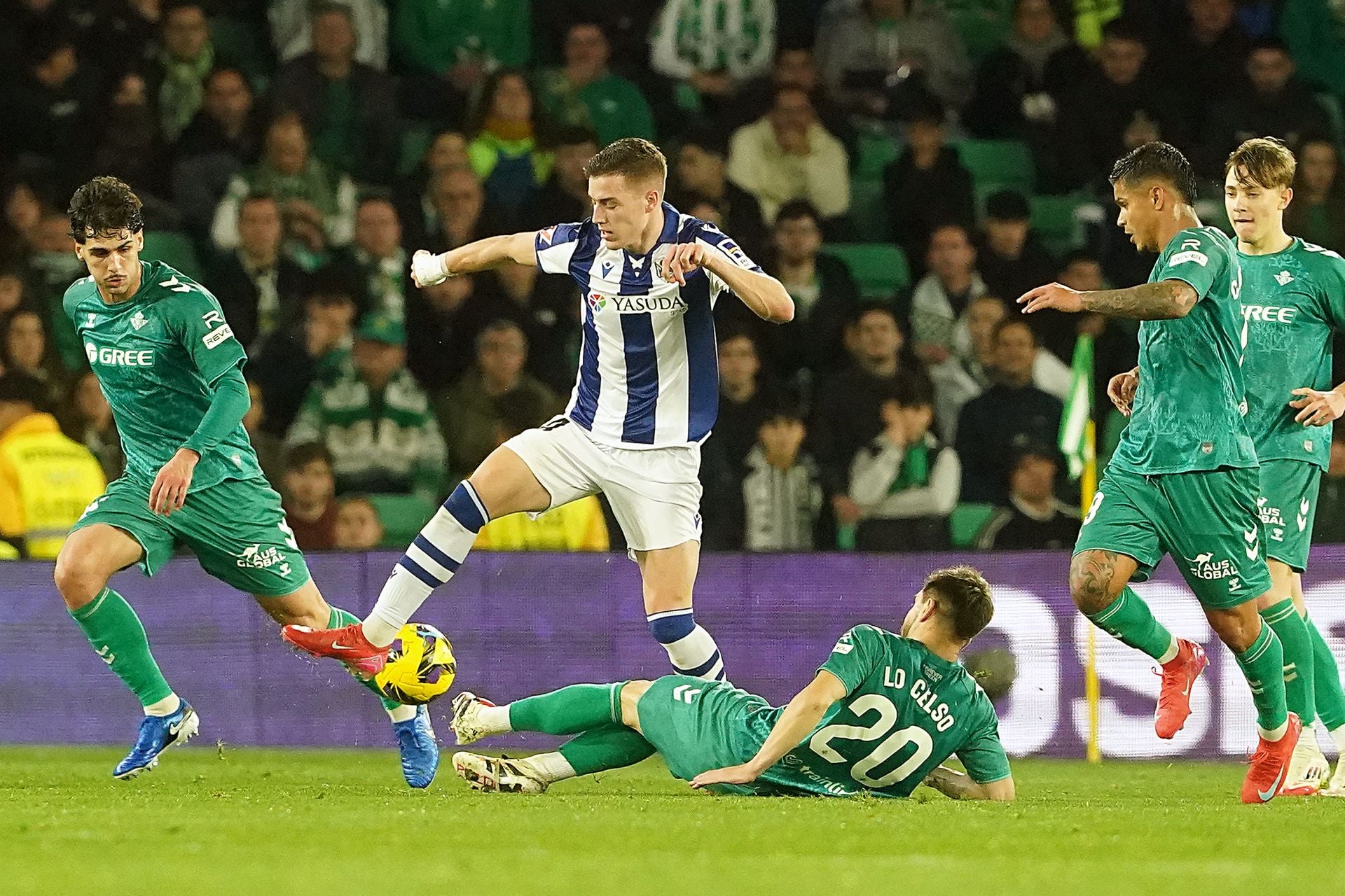 El Betis-Real Sociedad, en imágenes