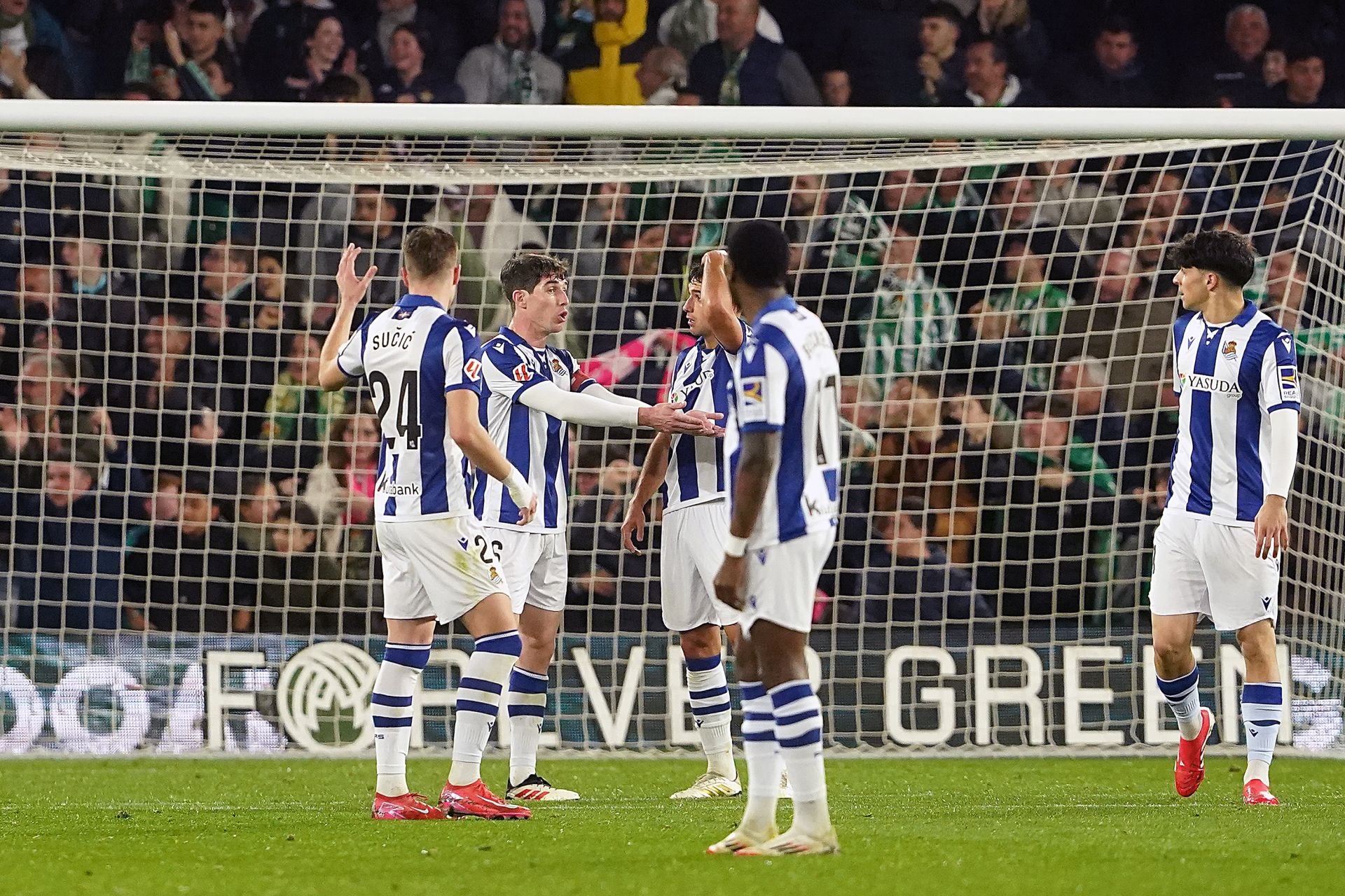 El Betis-Real Sociedad, en imágenes