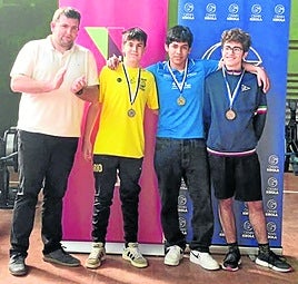 Lukas Flores urrezko dominarekin ergometroan nagusituta.