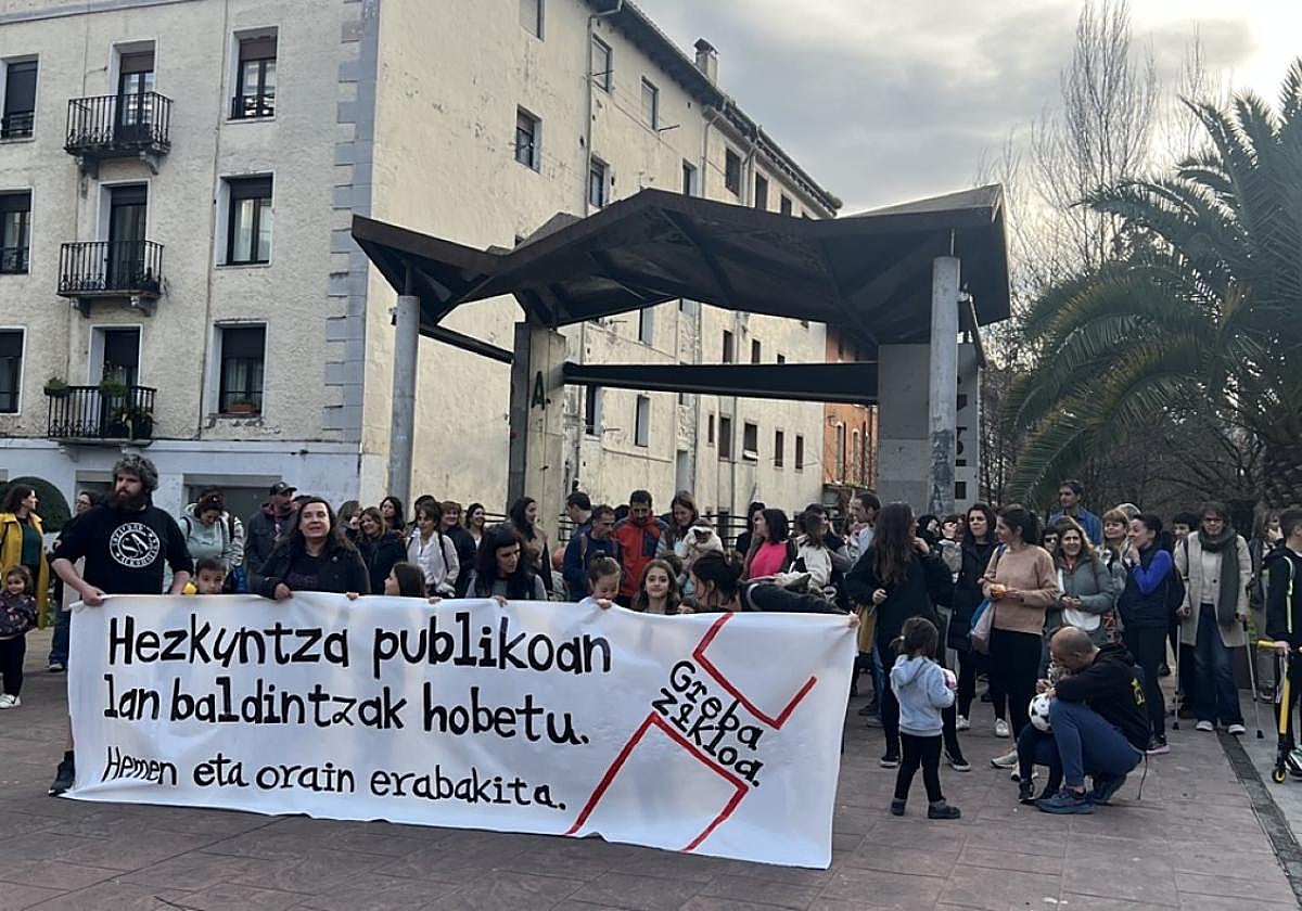 Concentración por la educación pública