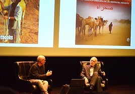 Alberto Luengo y Josto Maffeo, en la última charla de las Jornadas Amalur.