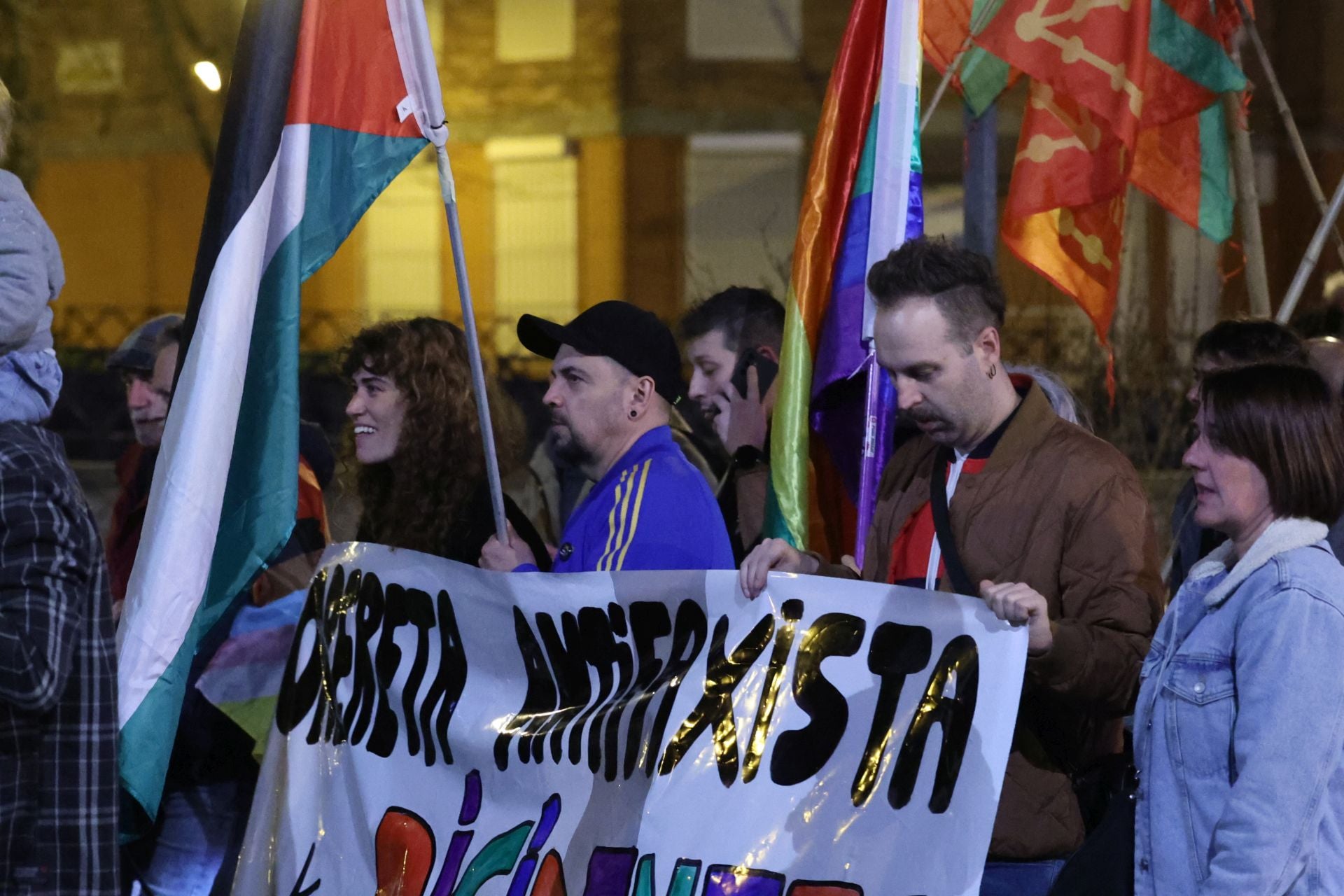 Errenteria protesta contra la &#039;mesa informativa&#039; de Vox