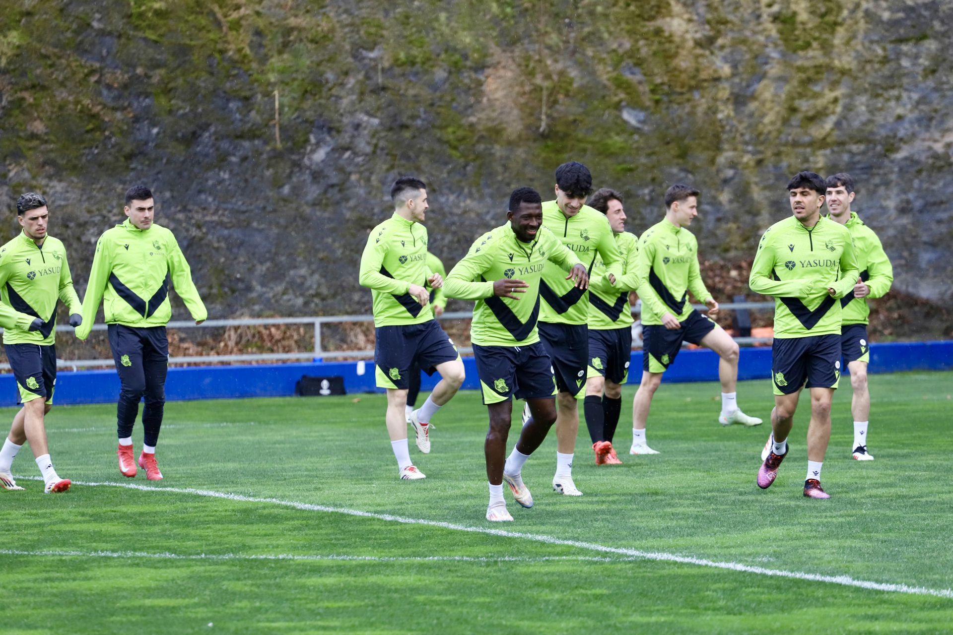 Así ha sido el último entrenamiento antes del partido contra el Leganés