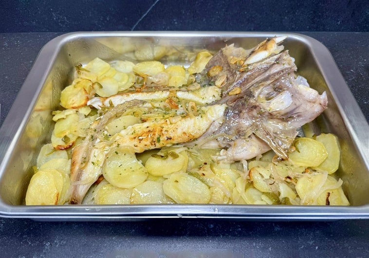 Receta de rape con patatas