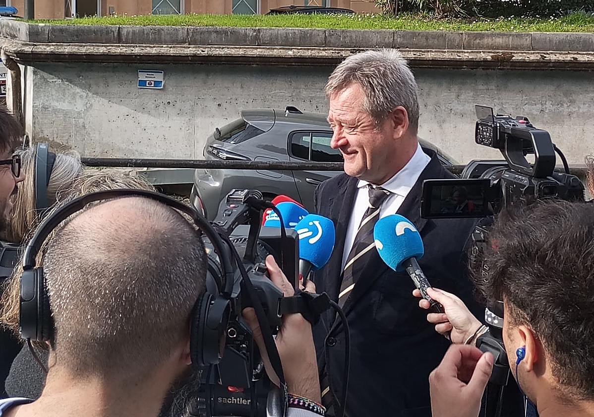 Bingen Zupiria, consejero de Interior del Gobierno Vasco.