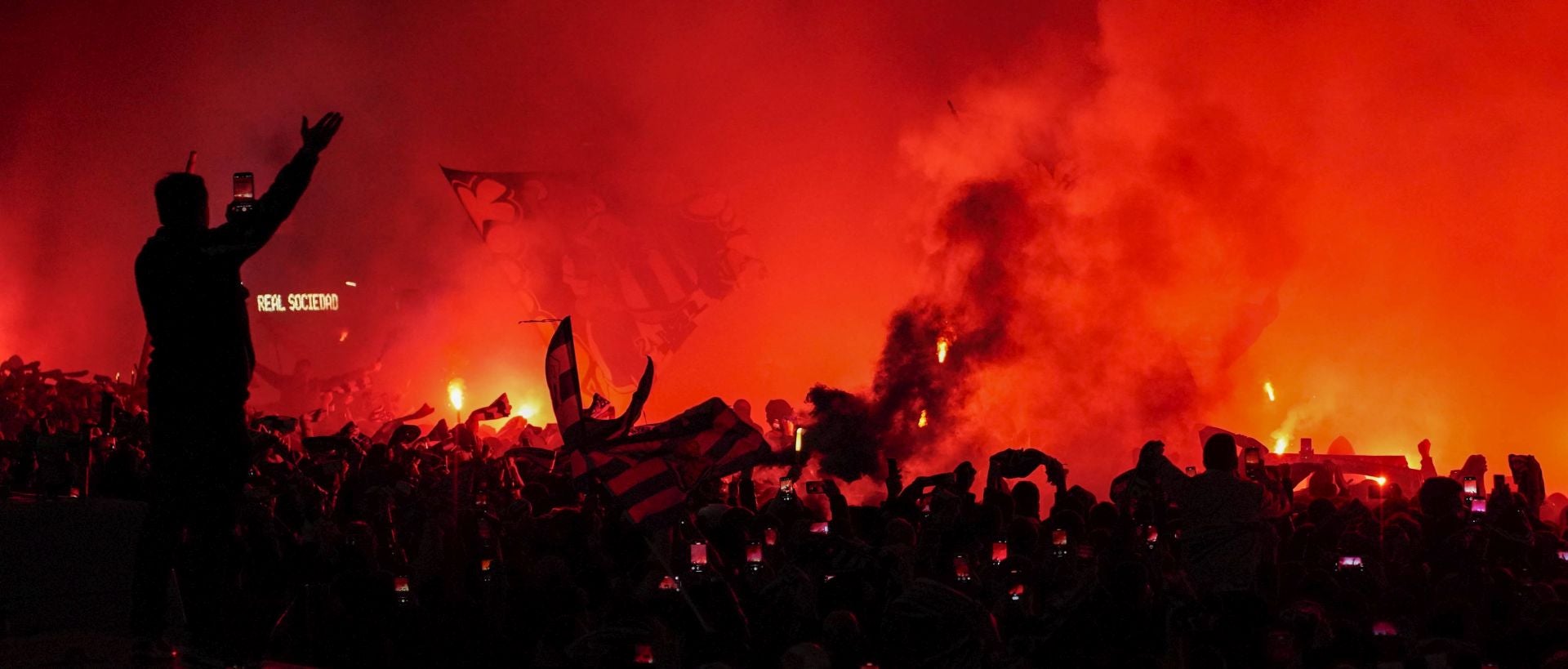 Histórico recibimiento a la Real Sociedad en Anoeta