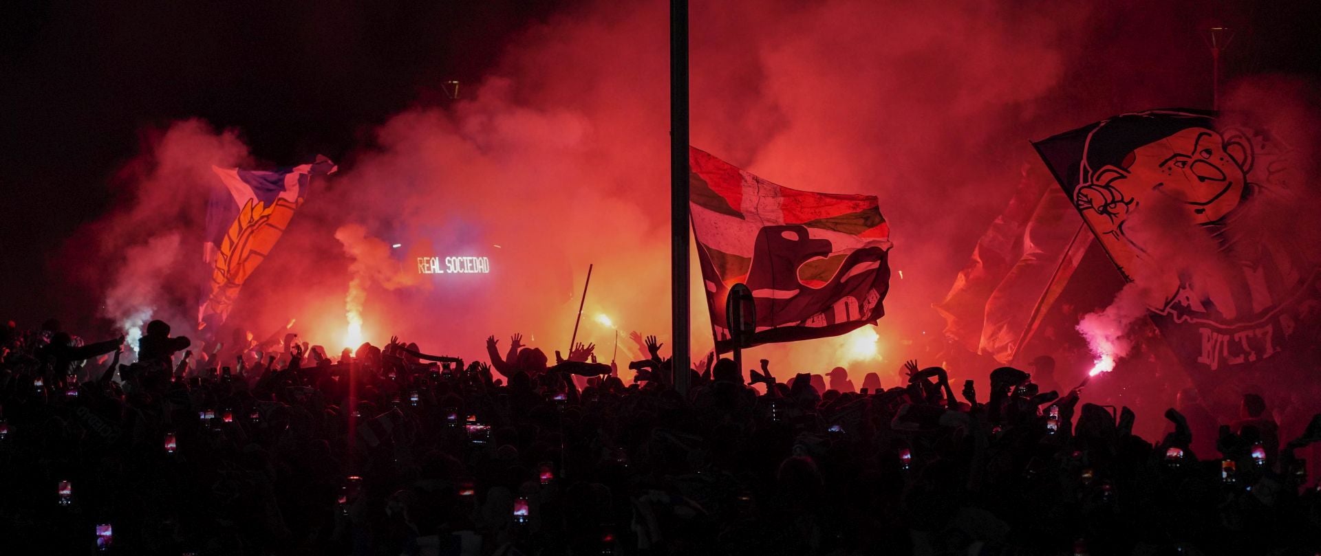 Histórico recibimiento a la Real Sociedad en Anoeta