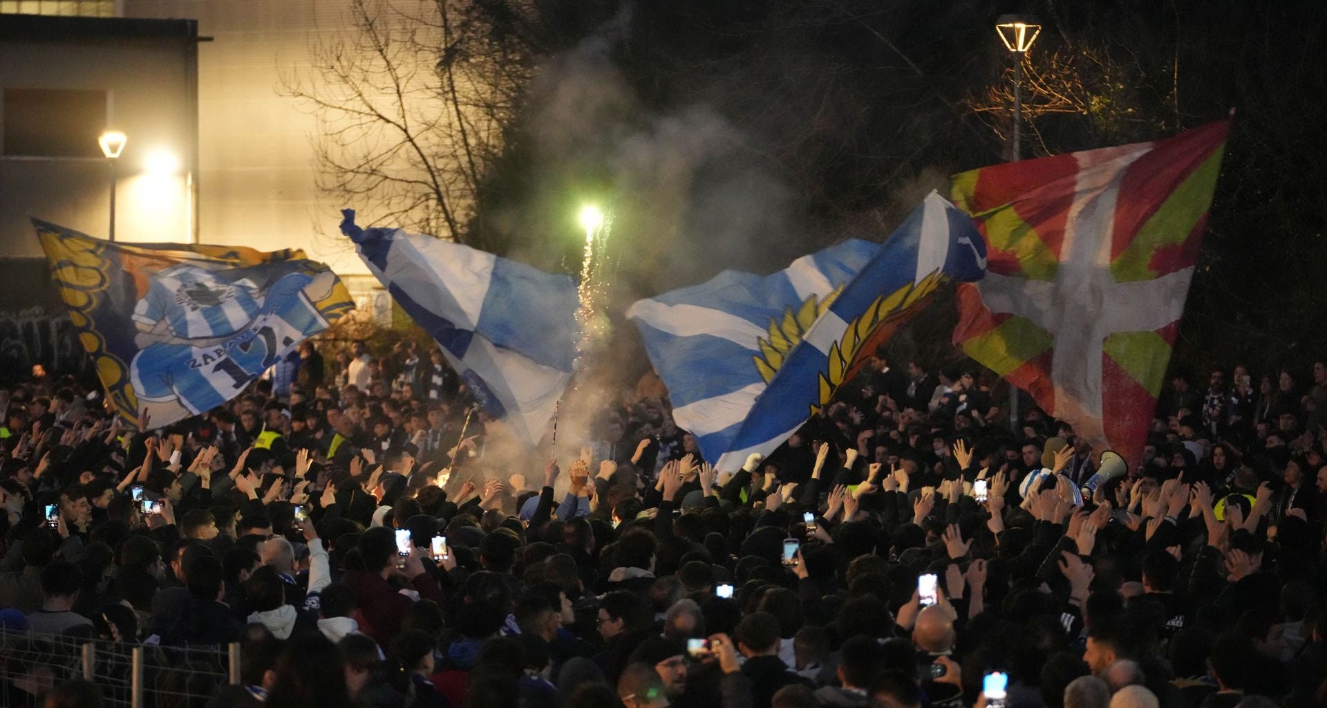 Histórico recibimiento a la Real Sociedad en Anoeta