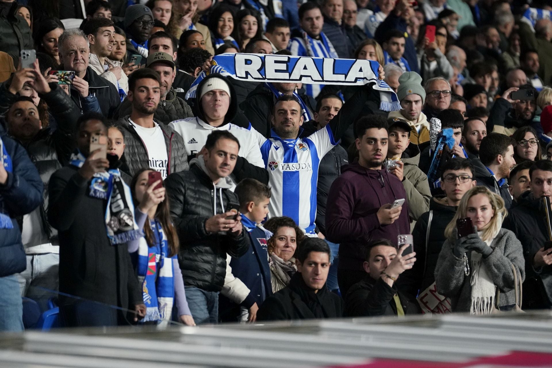 ¿Has estado en el Reale Arena? Búscate en la grada