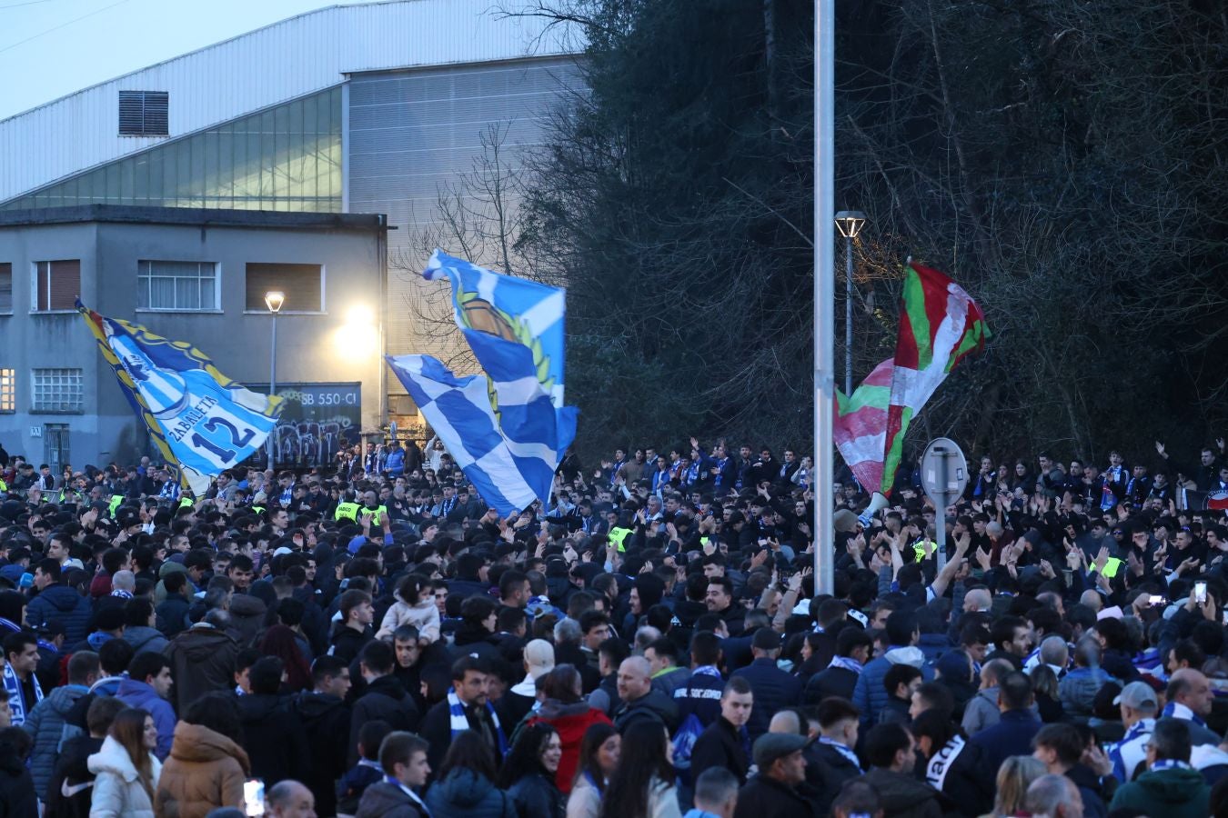 Histórico recibimiento a la Real Sociedad en Anoeta