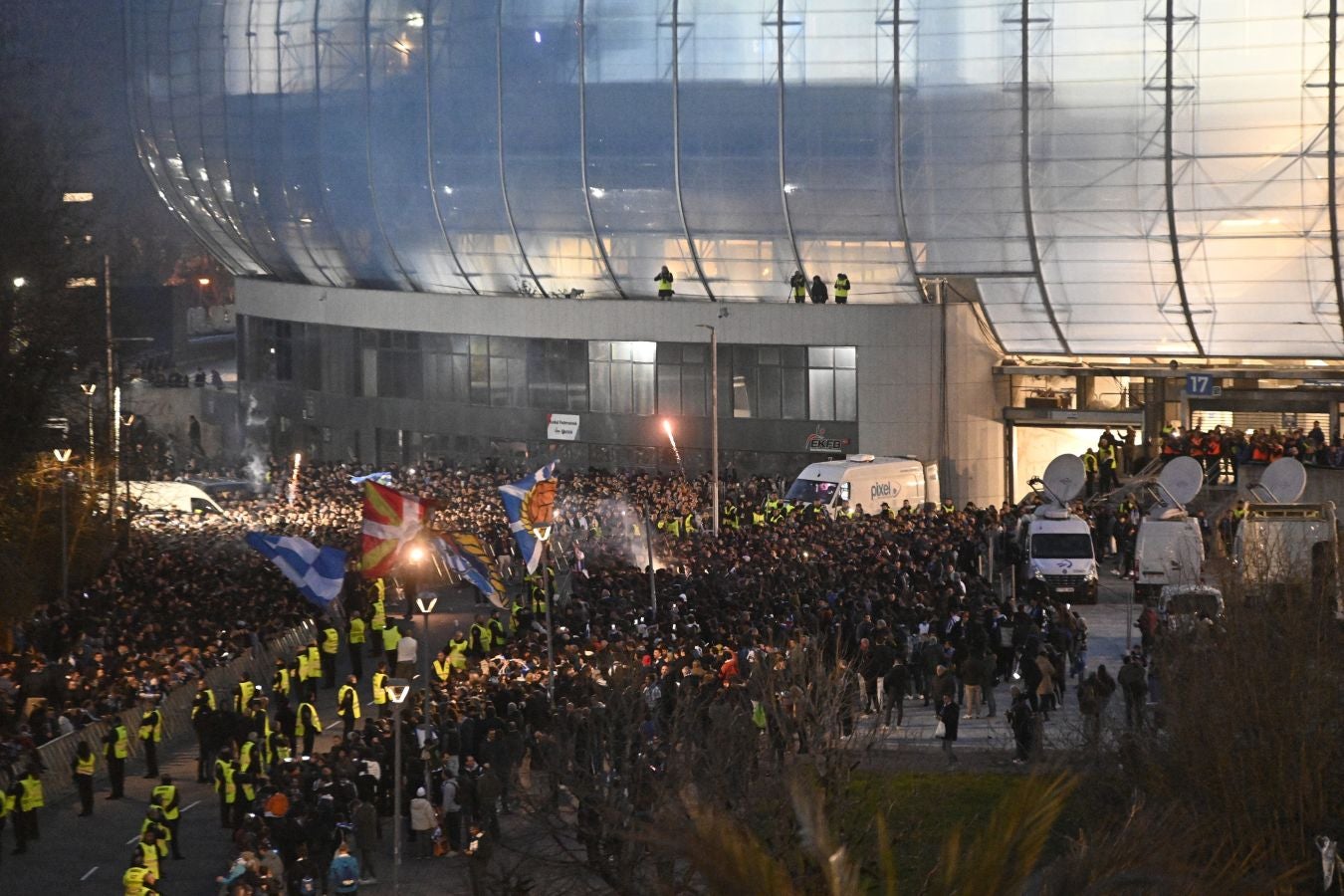 Histórico recibimiento a la Real Sociedad en Anoeta