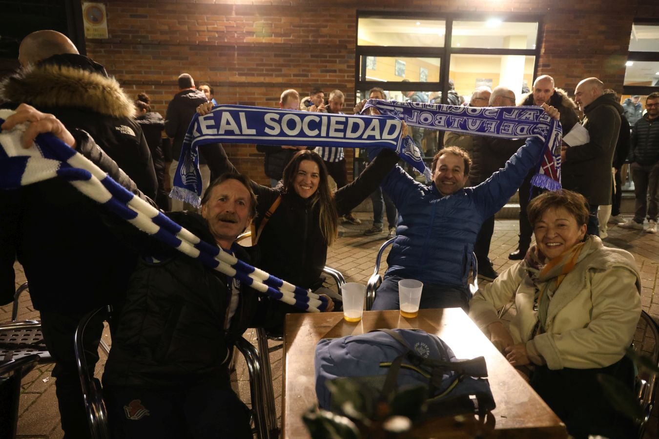 Histórico recibimiento a la Real Sociedad en Anoeta