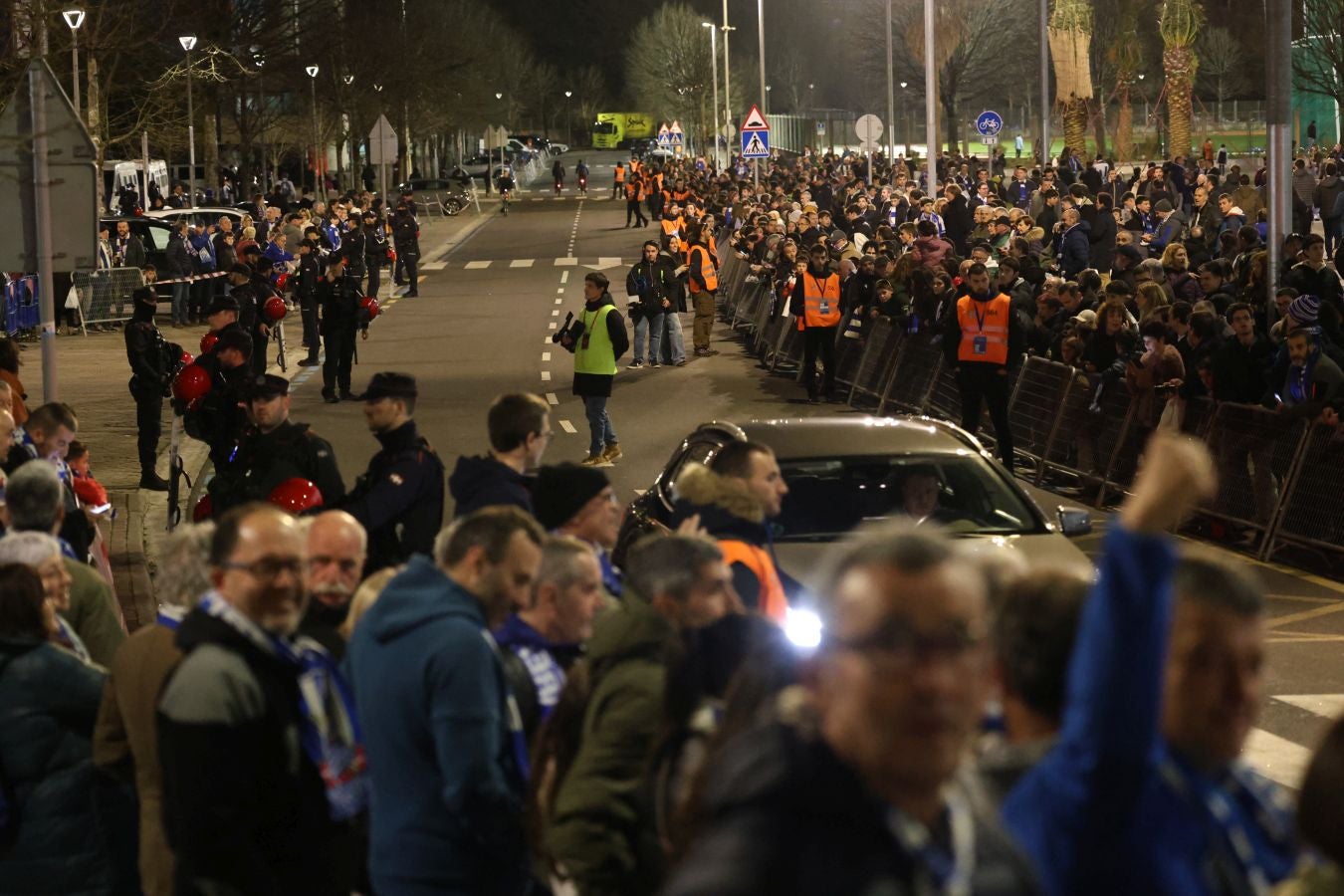 Histórico recibimiento a la Real Sociedad en Anoeta