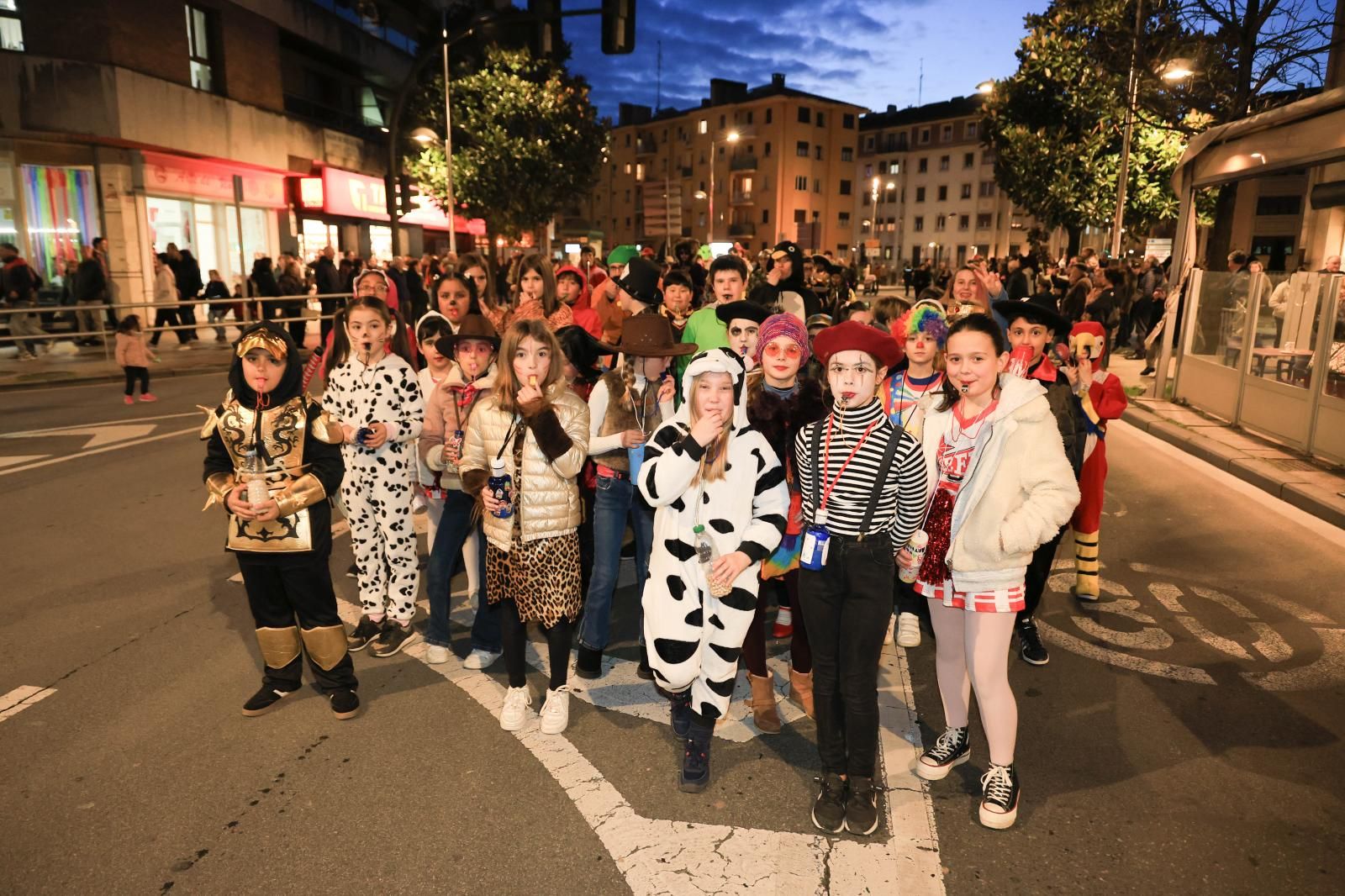 Irun disfruta de sus Carnavales al ritmo de Zanpantzar