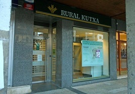 Oficina de Rural Kutxa situada en Pasaia.