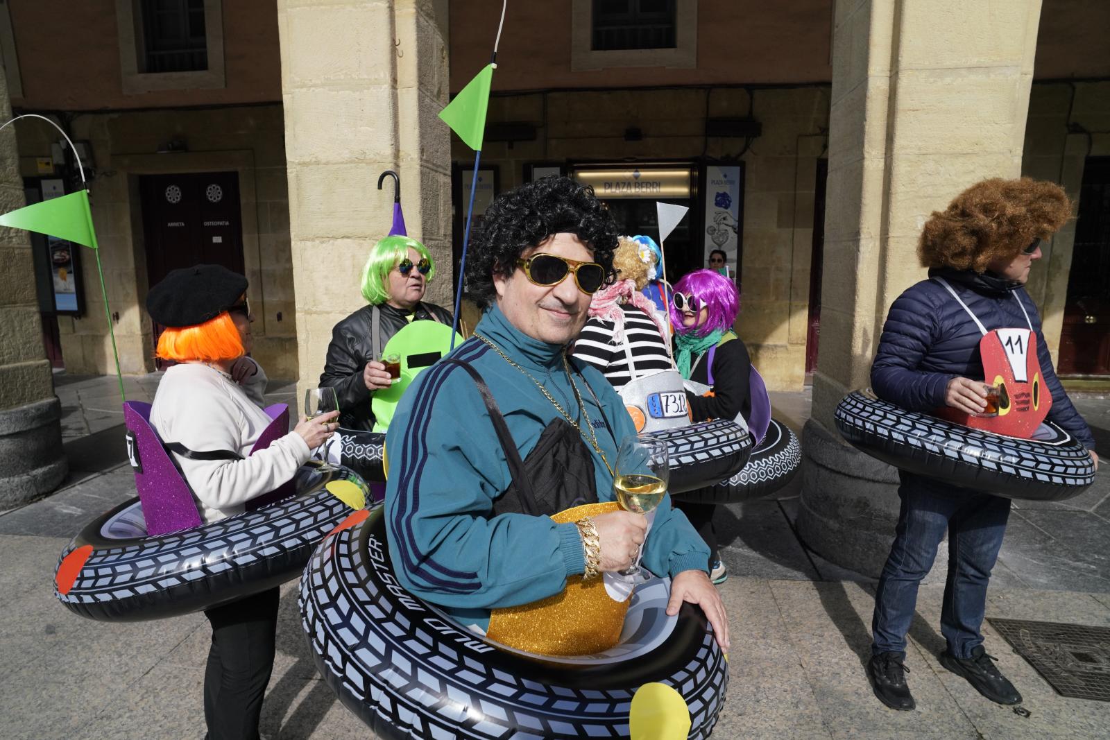 Animadas &#039;mañanitas&#039; carnavaleras en San Sebastián