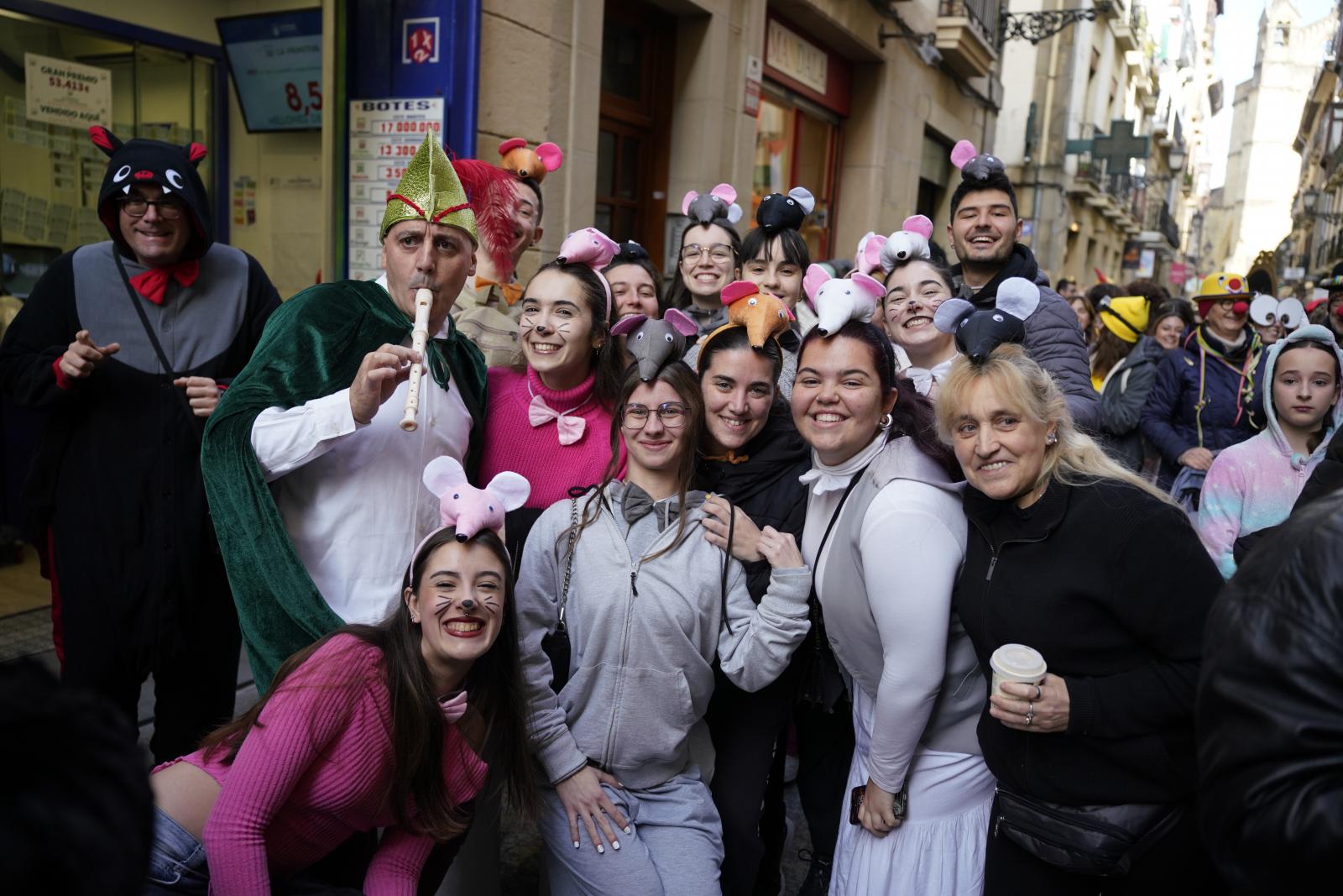 Animadas &#039;mañanitas&#039; carnavaleras en San Sebastián