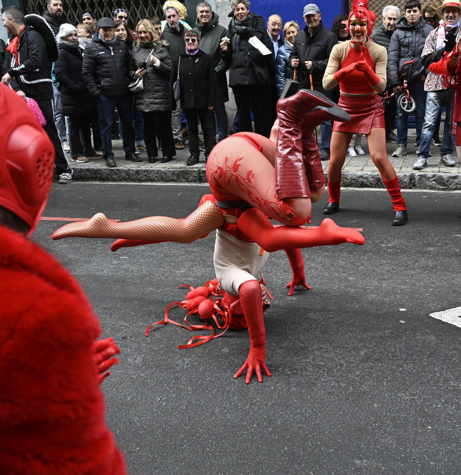 La barandilla de la Concha en Tolosa gracias al Carnaval