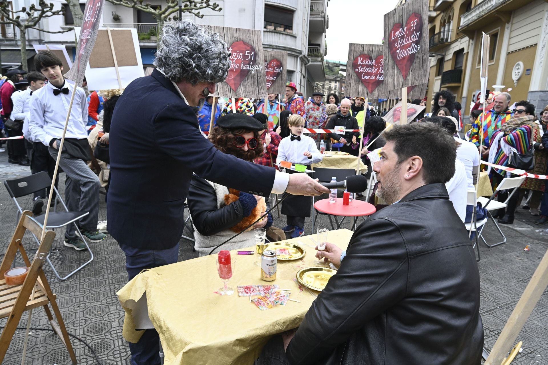 La barandilla de la Concha en Tolosa gracias al Carnaval