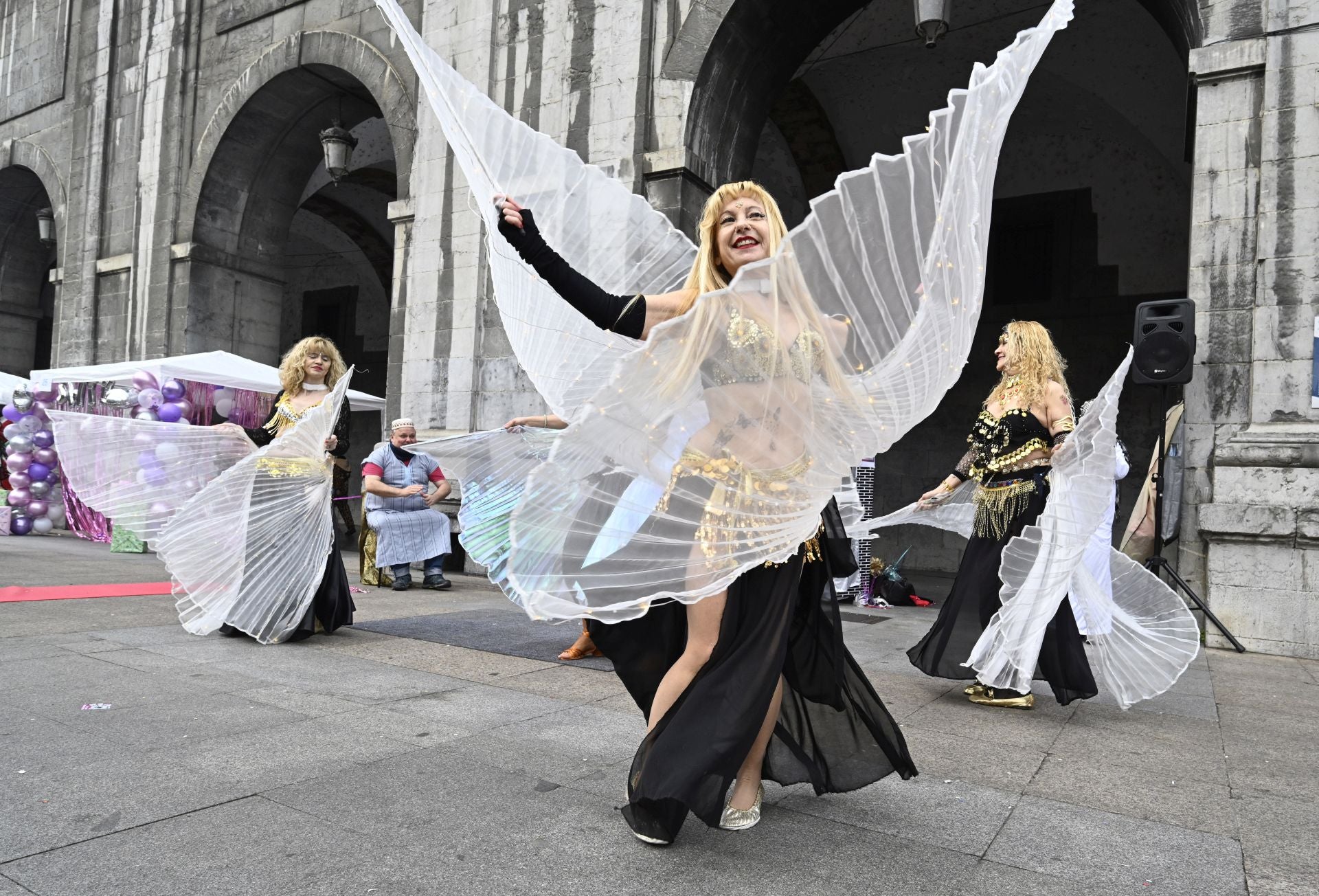 La barandilla de la Concha en Tolosa gracias al Carnaval
