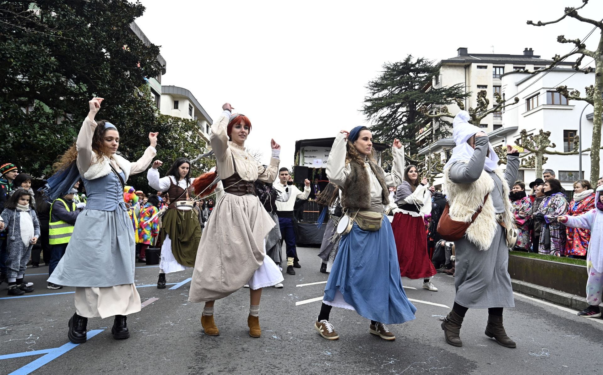 La barandilla de la Concha en Tolosa gracias al Carnaval