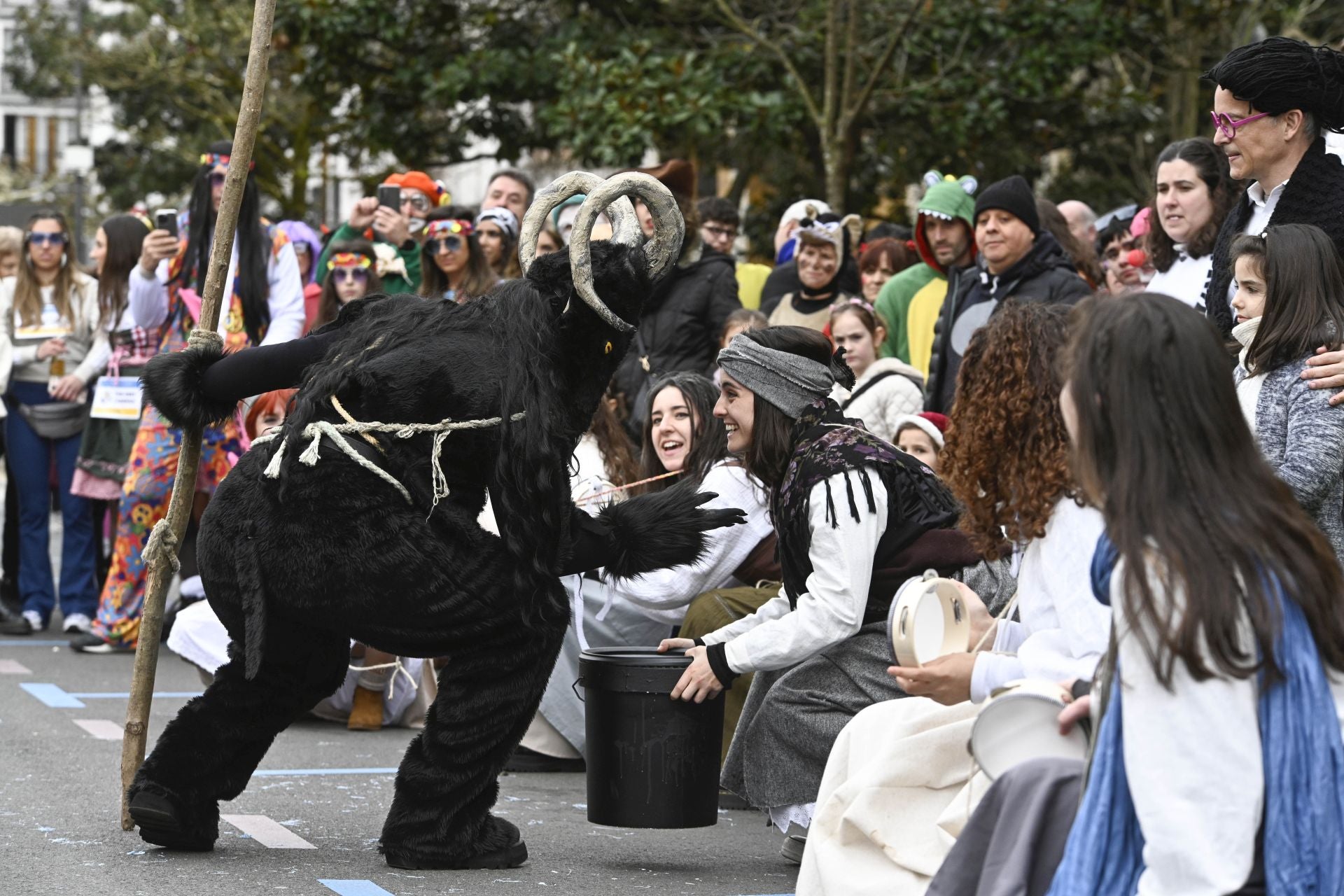 La barandilla de la Concha en Tolosa gracias al Carnaval