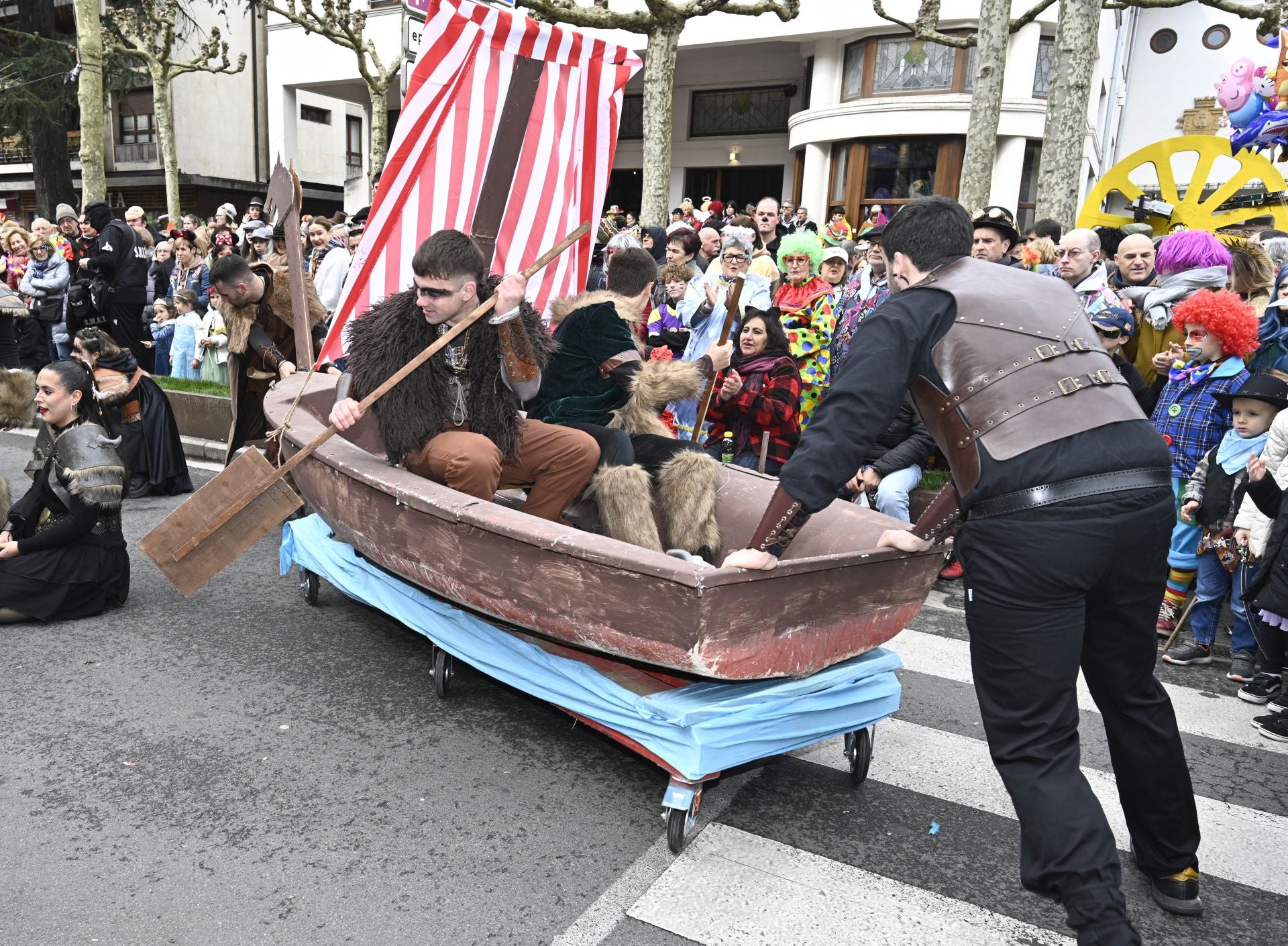La barandilla de la Concha en Tolosa gracias al Carnaval