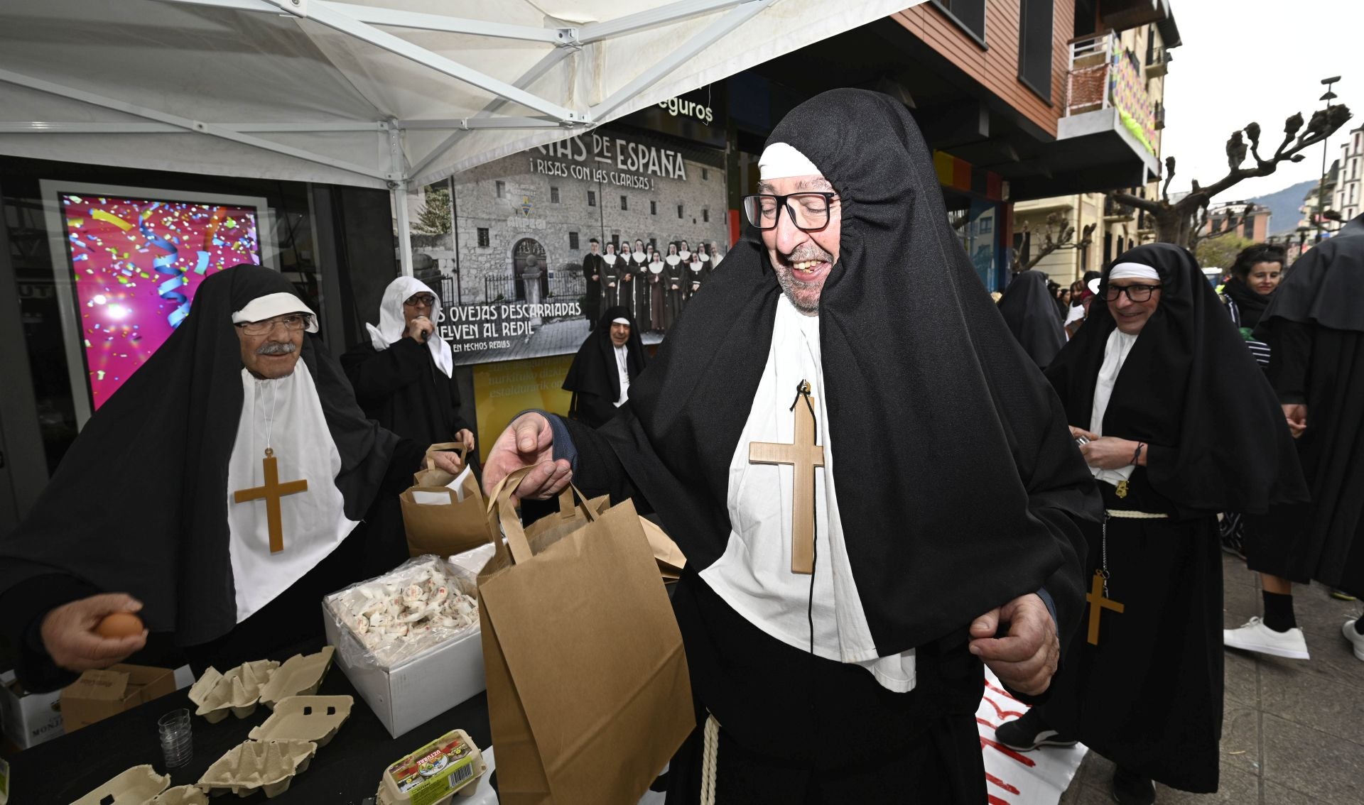 La barandilla de la Concha en Tolosa gracias al Carnaval