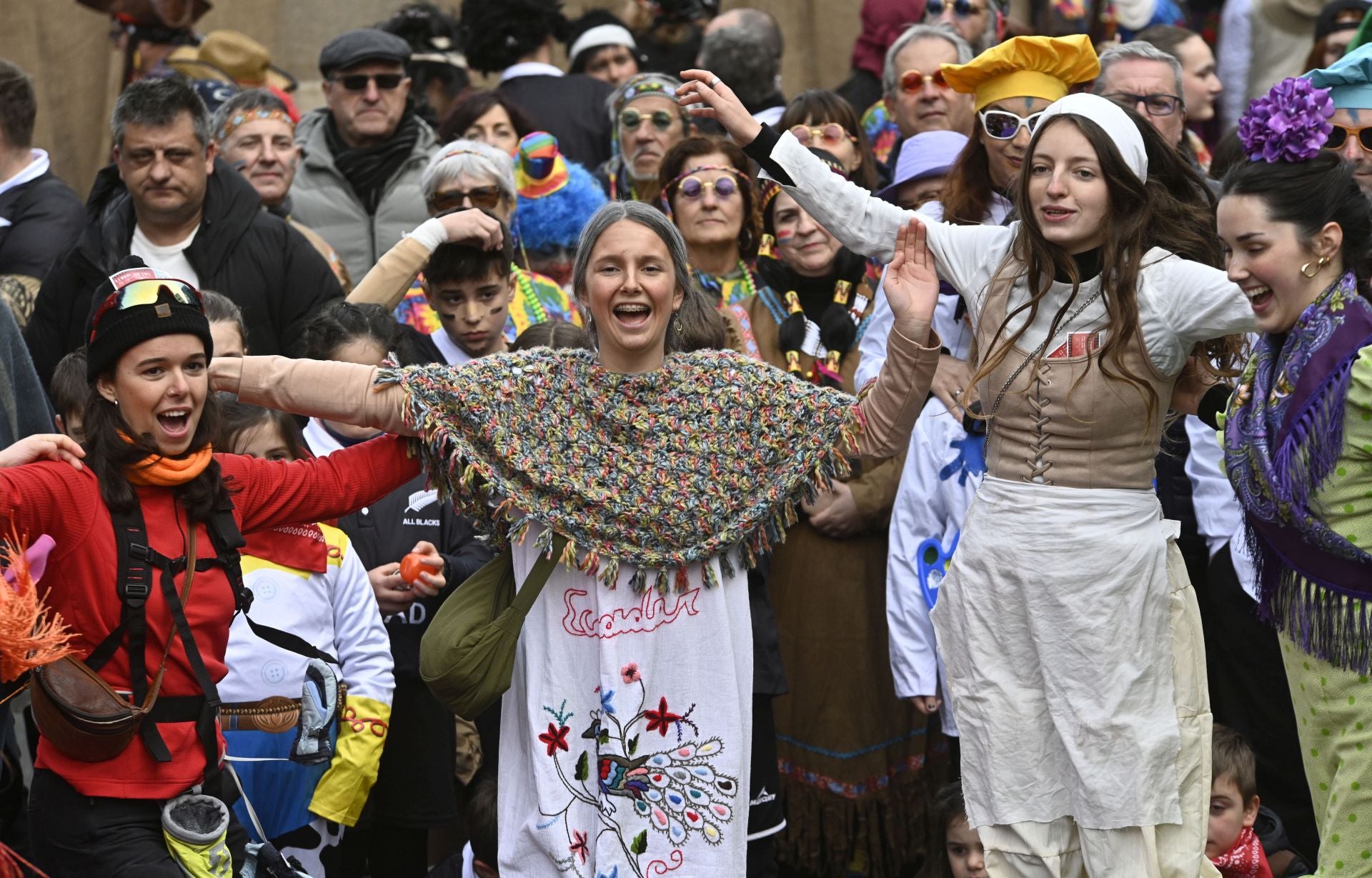 La barandilla de la Concha en Tolosa gracias al Carnaval