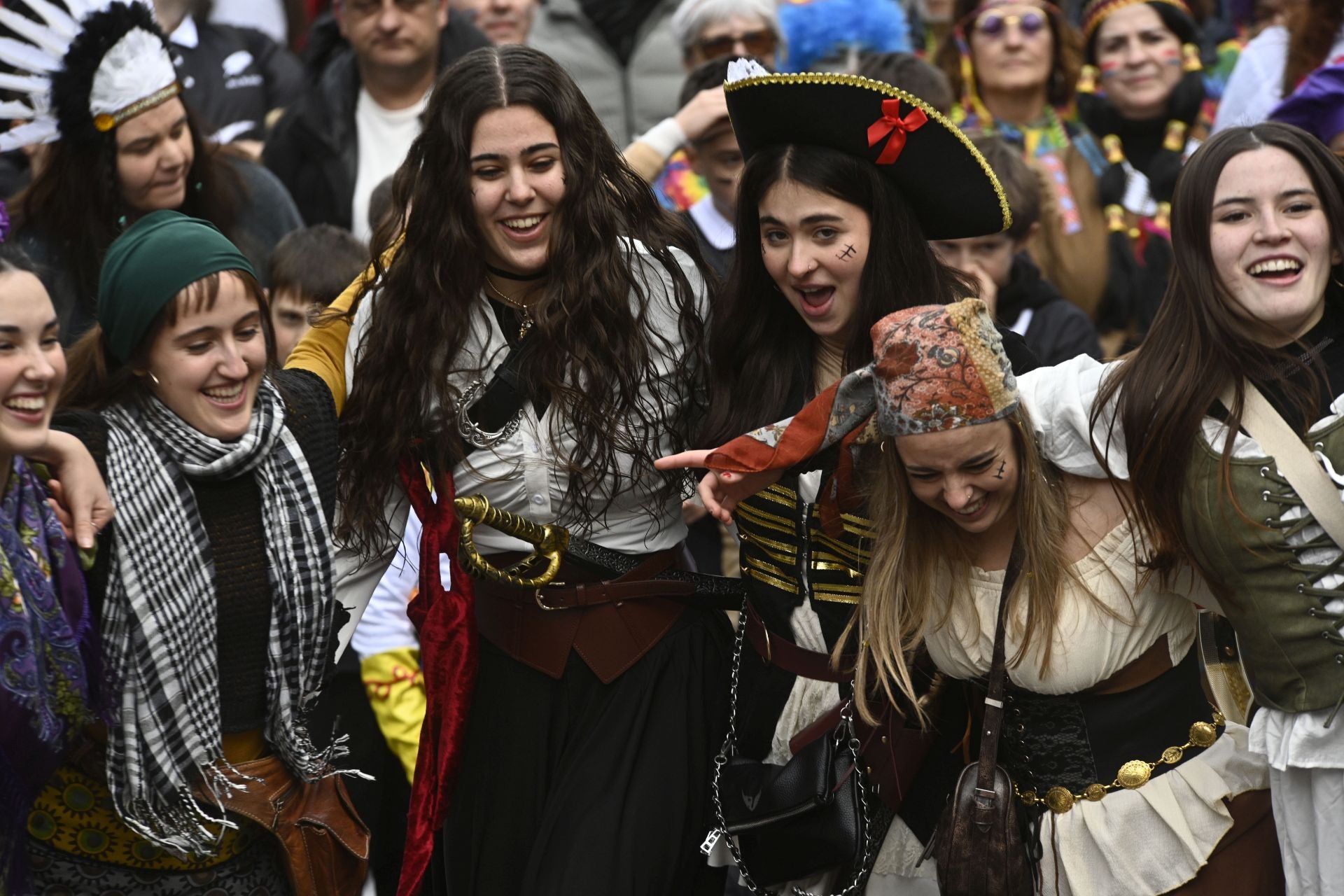 La barandilla de la Concha en Tolosa gracias al Carnaval