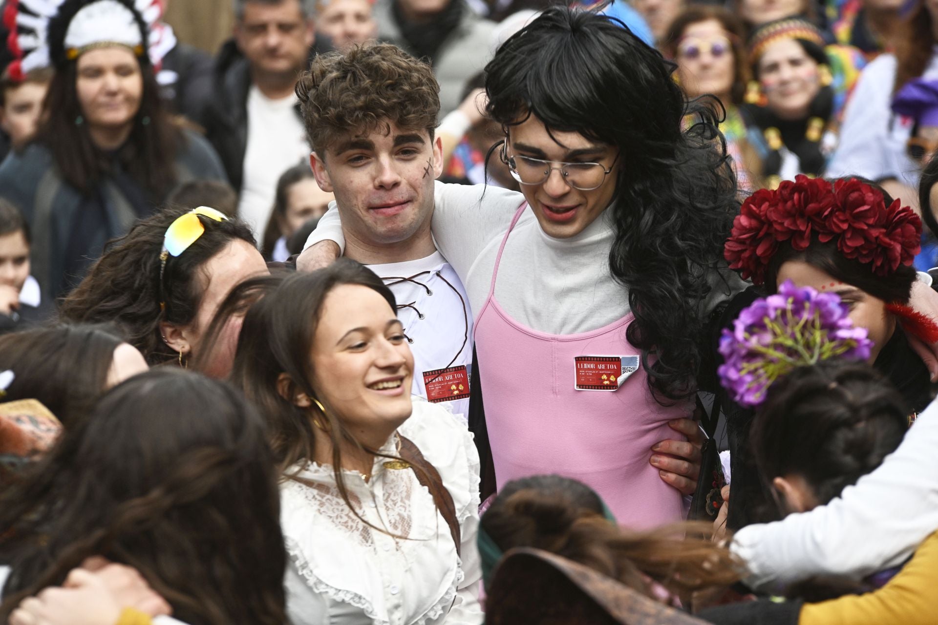 La barandilla de la Concha en Tolosa gracias al Carnaval