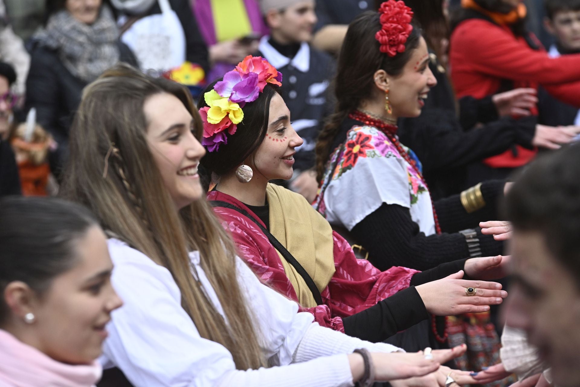 La barandilla de la Concha en Tolosa gracias al Carnaval