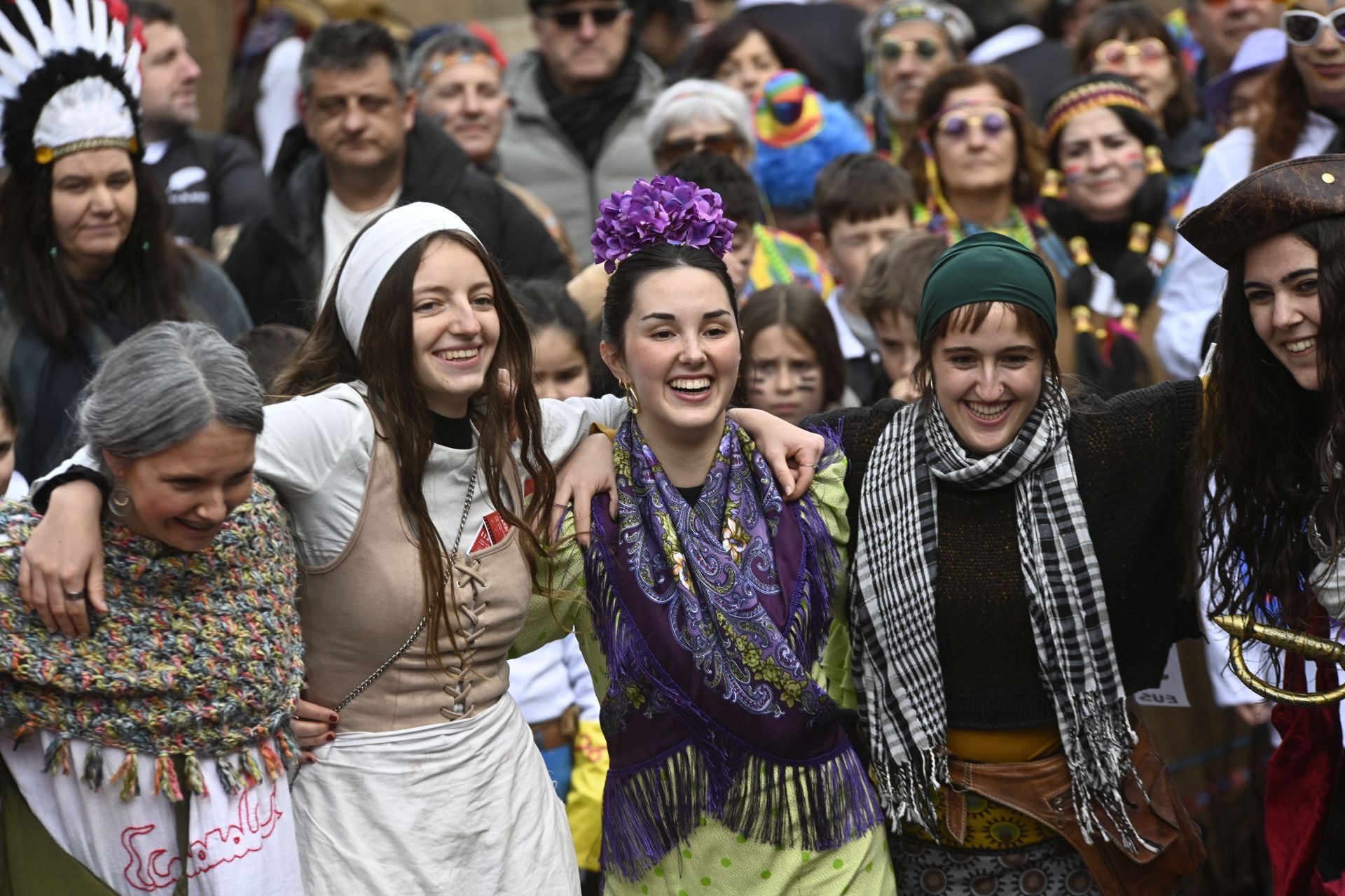 La barandilla de la Concha en Tolosa gracias al Carnaval