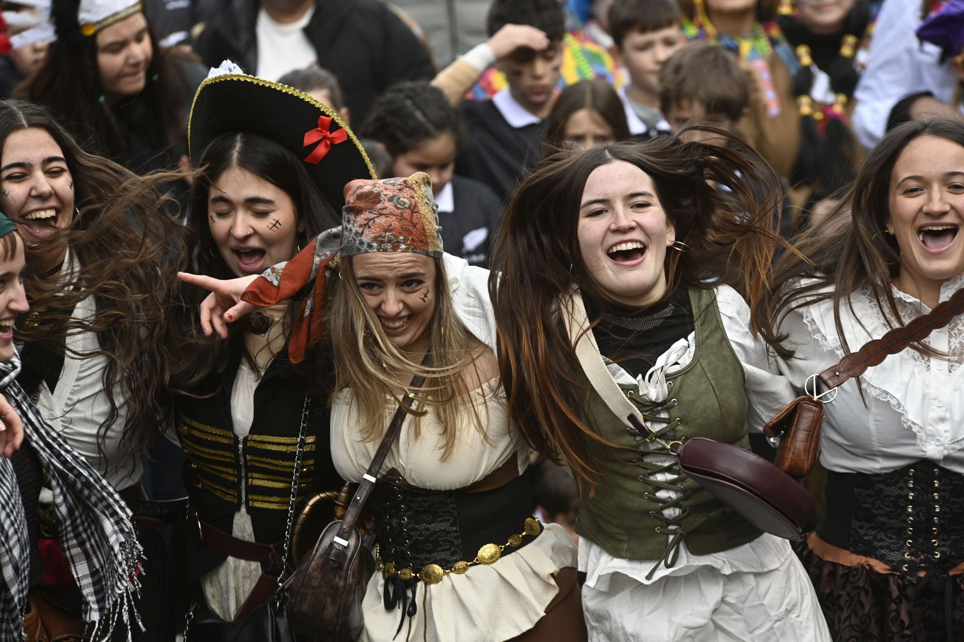 La barandilla de la Concha en Tolosa gracias al Carnaval