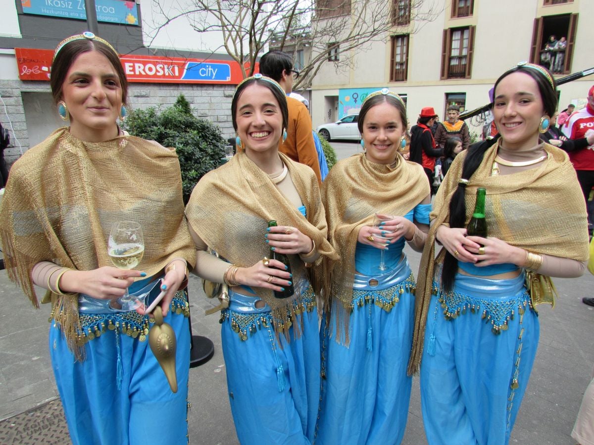 Aretxabaleta desbordó imaginación en el domingo de Carnaval