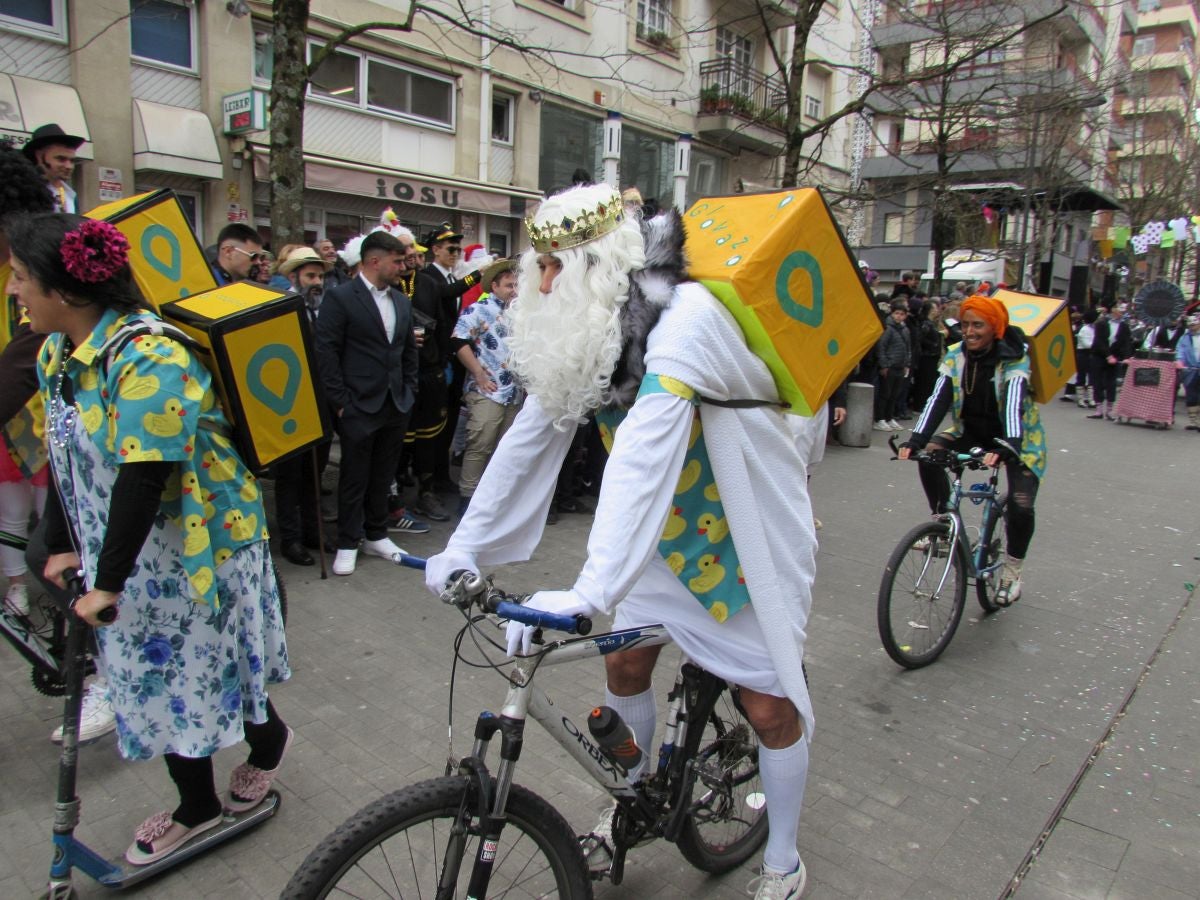 Aretxabaleta desbordó imaginación en el domingo de Carnaval