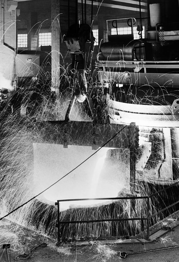 La fundición vieja, en una fotografía de 1960. Foto: Santi Gabiria