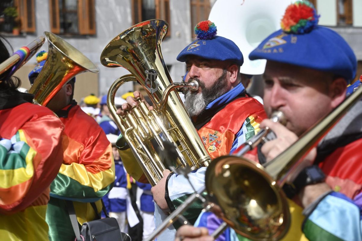 Remate festivo de los carnavales de Tolosa