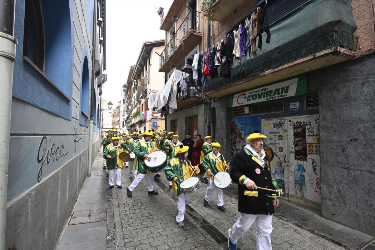 Remate festivo de los carnavales de Tolosa
