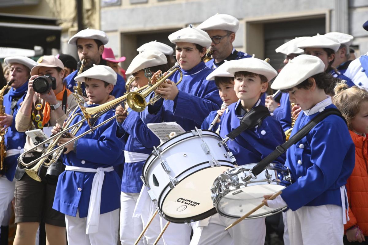 Remate festivo de los carnavales de Tolosa