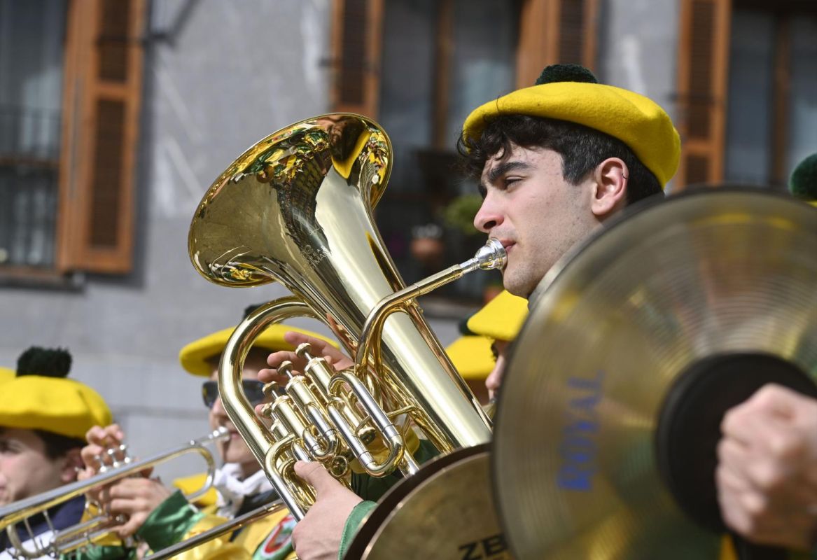 Remate festivo de los carnavales de Tolosa