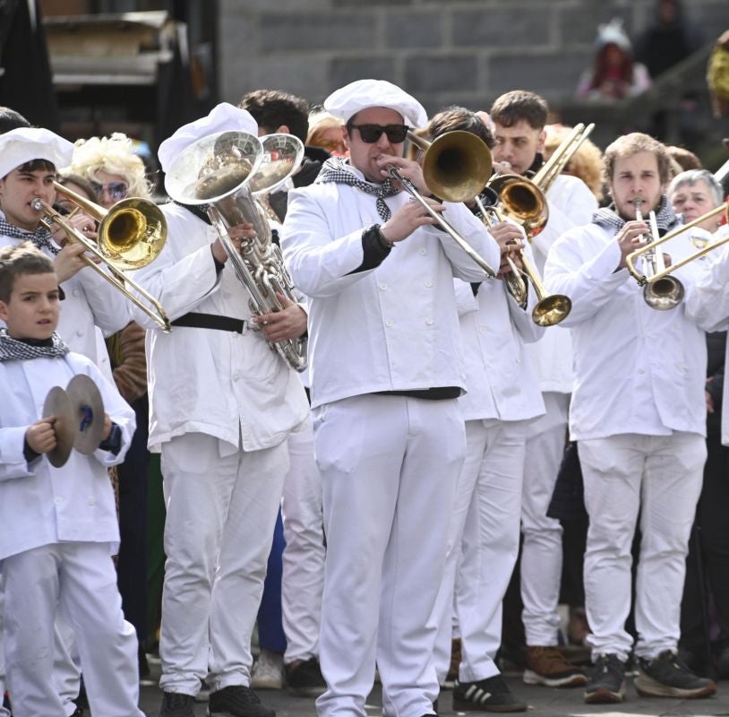 Remate festivo de los carnavales de Tolosa