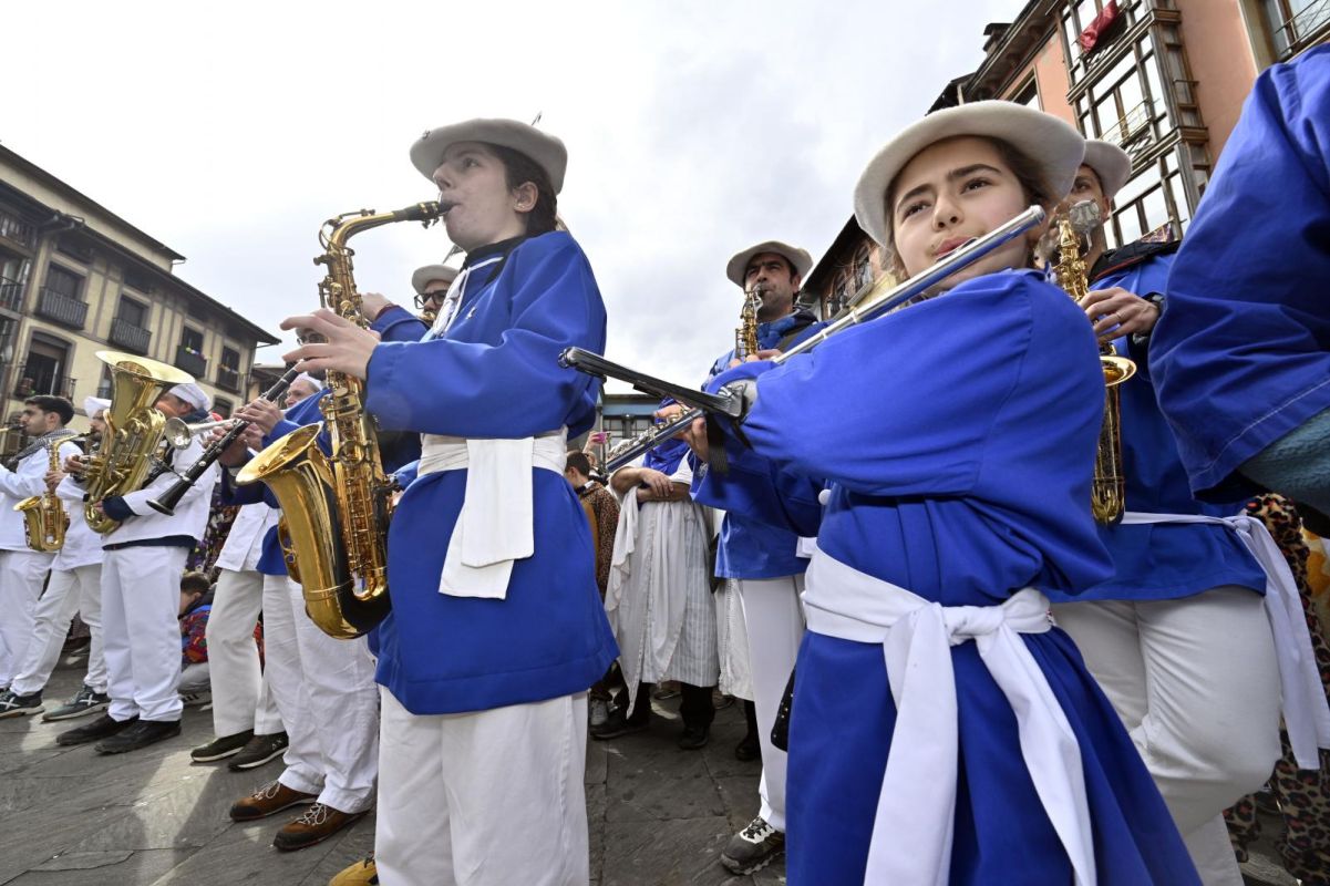 Remate festivo de los carnavales de Tolosa