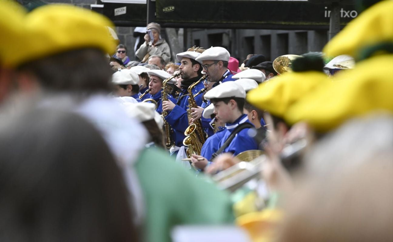 Remate festivo de los carnavales de Tolosa