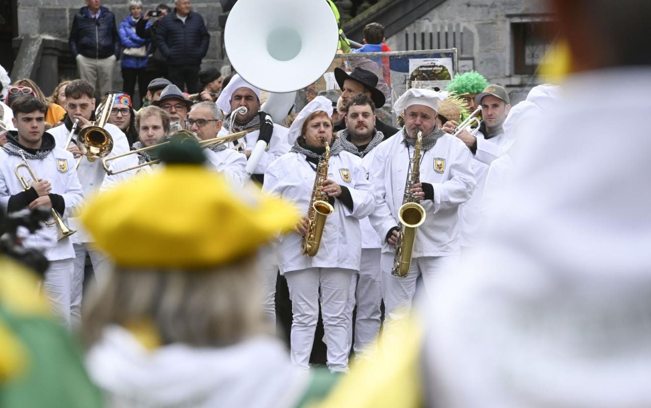 Remate festivo de los carnavales de Tolosa