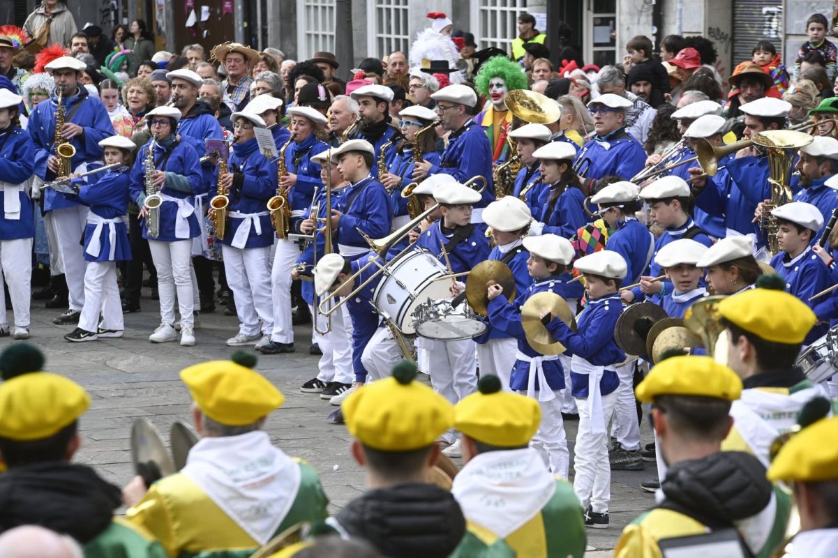 Remate festivo de los carnavales de Tolosa