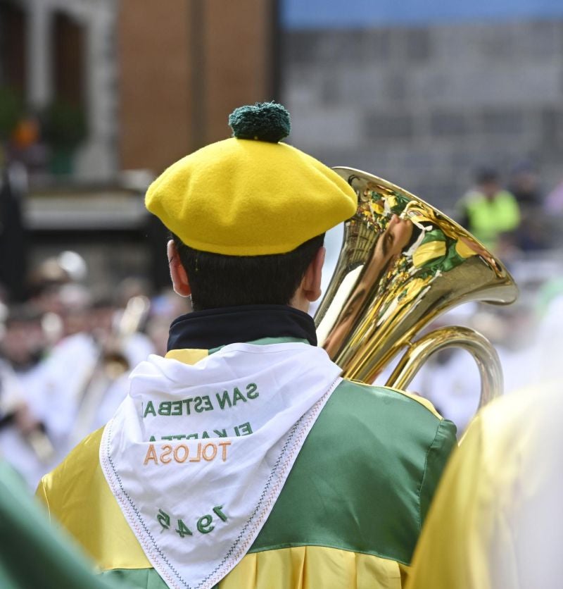 Remate festivo de los carnavales de Tolosa